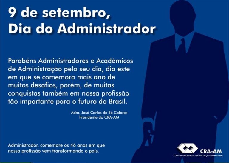 Parabéns aos administradores pelo seu dia