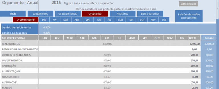 Em desenvolvimento – Controle financeiro pessoal