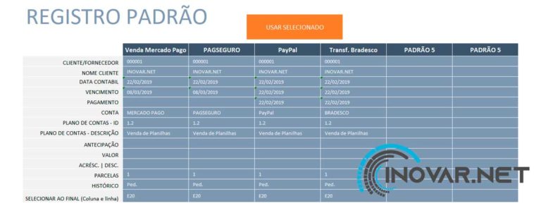 Planilha Fluxo de Caixa 5.15.015 – Mais produtividade para você