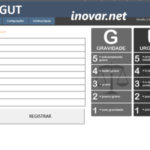 Planilha Matriz GUT